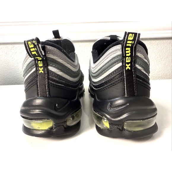 Nike Air Max 97 cons Neon 95 DX4235-001 Men’s US 8 • Pure Platinum / Black Volt - Picture 4 of 9